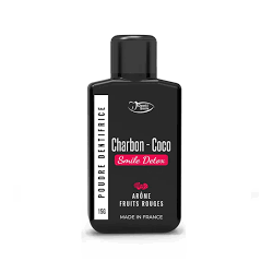 DENTI-SMILE POUDRE BLANCHEUR CHARBON COCO FRUITS ROUGES 15 G