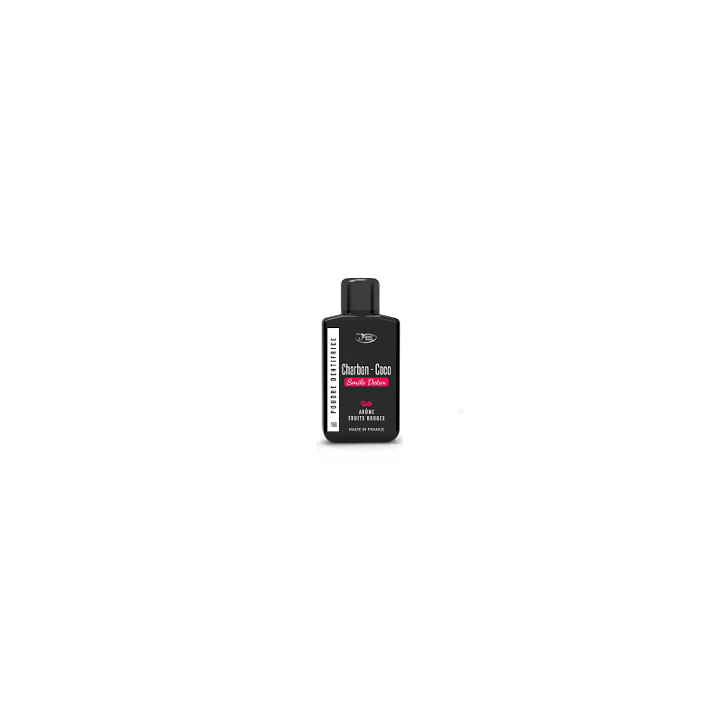 DENTI-SMILE POUDRE BLANCHEUR CHARBON COCO FRUITS ROUGES 15 G
