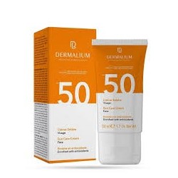 DERMALIUM CR SOLAIRE PEAUX SENSIBLES SECHES SPF50 50ML
