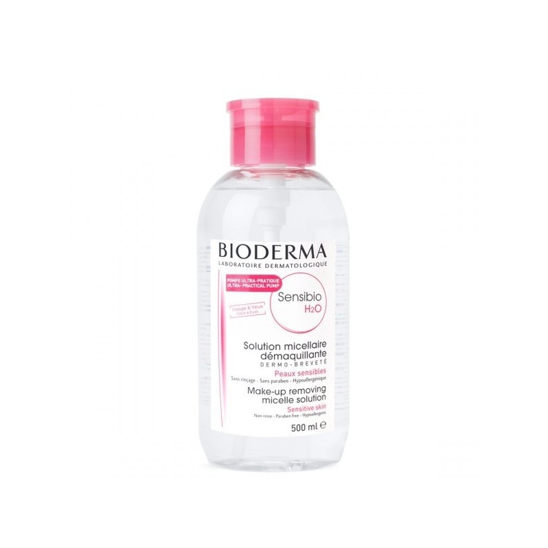 BIODERMA SENSIBIO H2O POMPE INVERSEE 500ML