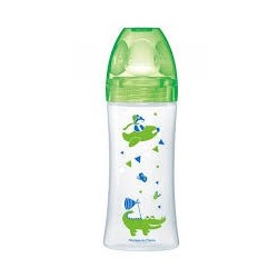 DODIE BIB SENS+ 330ML VERT DINOSAURE +6 M TÉT PLATE D3