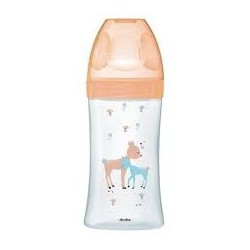 DODIE BIB SENS+ VERRE 270ML BEIGE BICHE 0-6 M TÉT PLATE D2
