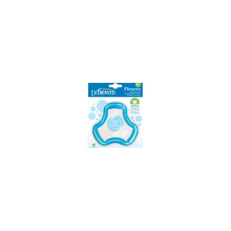 DR BROWNS Anneau de Dentition "Flexees" - Bleu