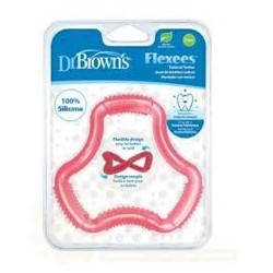 DR BROWNS Anneau de dentition"Flexees" - Pink