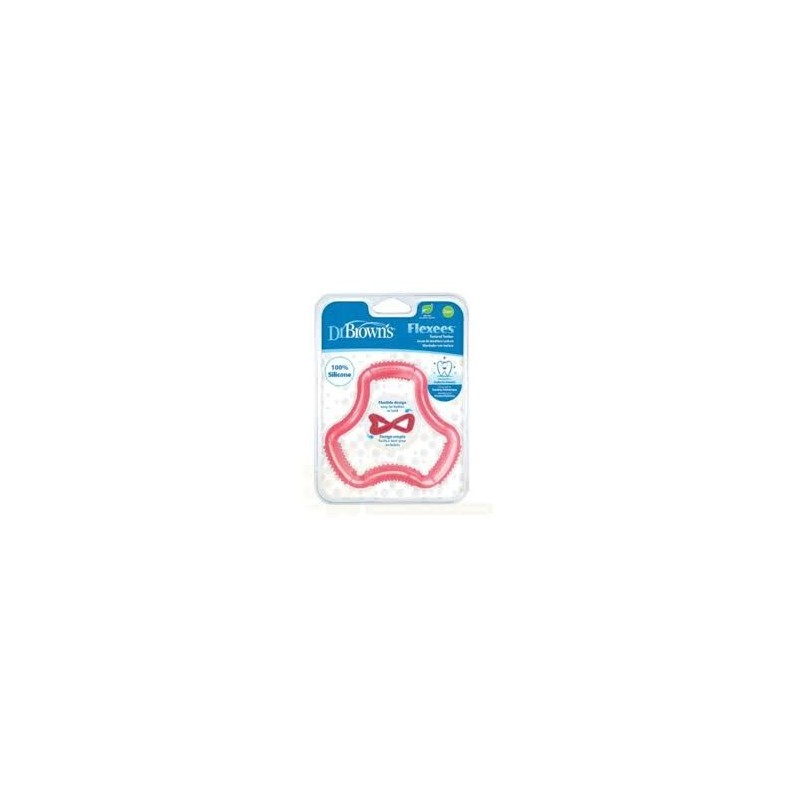 DR BROWNS Anneau de dentition"Flexees" - Pink