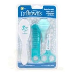 DR BROWNS Baby Care Kit (Brush, Comb, mouche bb, coupe ongles)