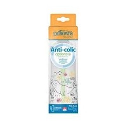 DR BROWNS BIBERON ANTI COLIC OPTIONS BALEINE 270ML
