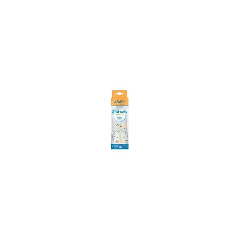 DR BROWNS BIBERON ANTI COLIC OPTIONS BALEINE 270ML