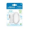 DR BROWNS Brosse à dents en silicone avec étui (poussé dentaire)