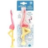 DR BROWNS brosse à dents flamant-rose 1-4ans