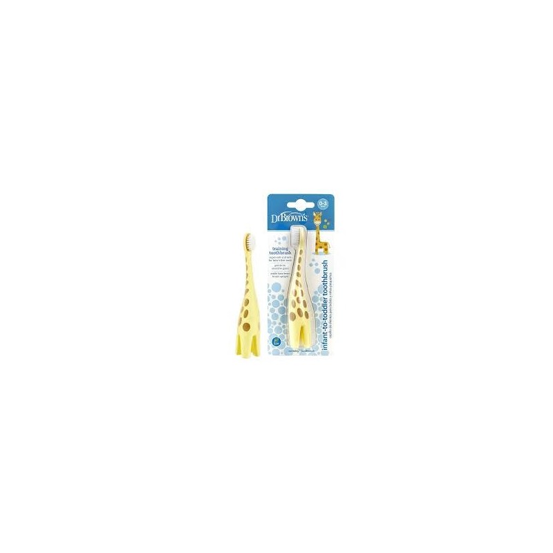 DR BROWNS brosse à dents Giraffe 0-3ans