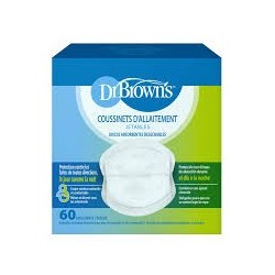 DR BROWNS COUSSINETS ABSORBENTES 60 PADS