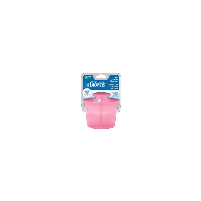 DR BROWNS Distributeur lait en poudre rose