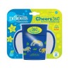 DR BROWNS Gobelet Cheers360 avec poignées  200 ml bleue 6