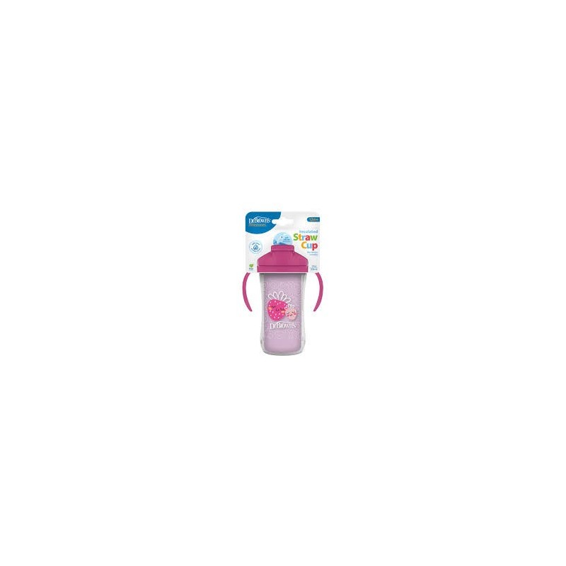DR BROWNS GOBELET ISOTHERME rose DE 300ML 12M+(TC01201-INTL)