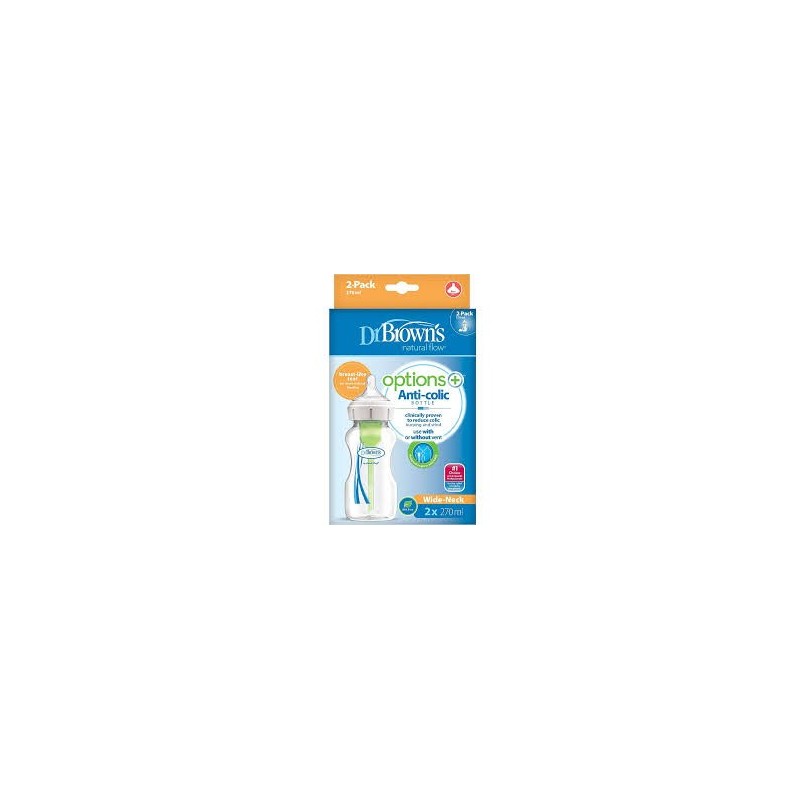 DR BROWNS Pack 2 biberons 270ml Cole large