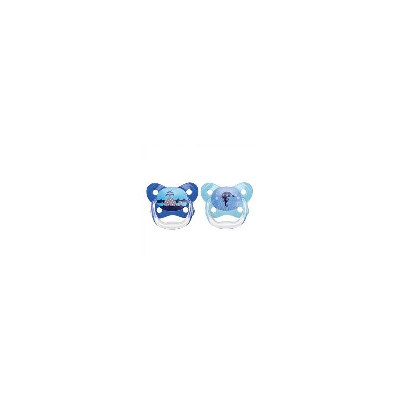 DR BROWNS PreVent BUTTERFLY SHIELD sucette - Stage 1, Blue, 2-Pack