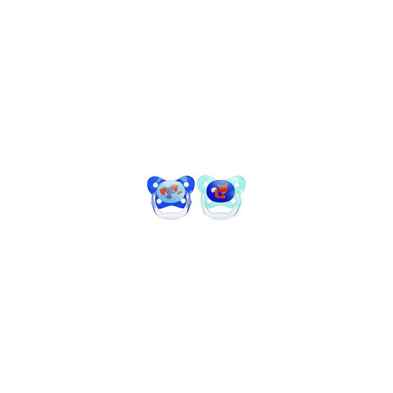 DR BROWNS PreVent BUTTERFLY SHIELD sucette - Stage 2, Blue, 2-Pack