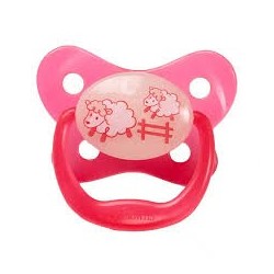 DR BROWNS PreVent Glow in the Dark BUTTERFLY SHIELD sucette - Stage 1, rose, 1-Pack
