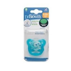 DR BROWNS PreVent Glow in the Dark BUTTERFLY SHIELD sucette - Stage 2, Blue, 1-Pack