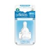 DR BROWNS Tétines Cole étroit L2 (3mois+) pack de 2