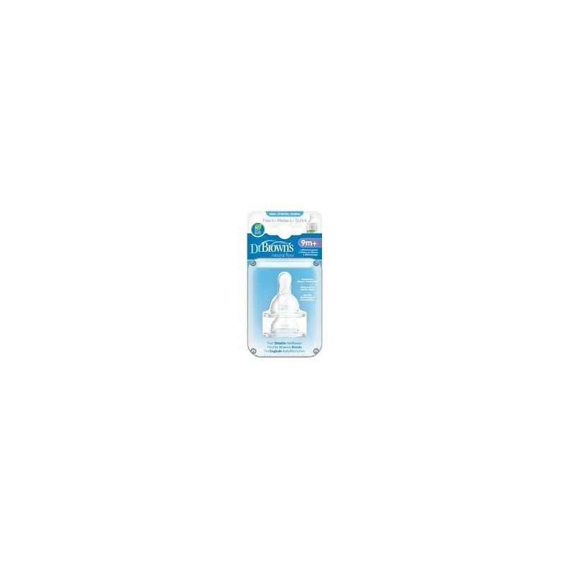 DR BROWNS Tétines Cole étroit L4 (9mois+) pack de 2