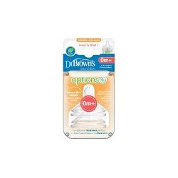 DR BROWNS Tétines Cole large L1 (0mois+) pack de 2