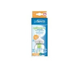 DRBROWN BIB OPTION+ANTI-COLIC+bouteille elephant de la jungle150ml