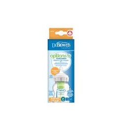 DRBROWN BIB OPTION+ANTI-COLIC+bouteille lapin des bois150ml