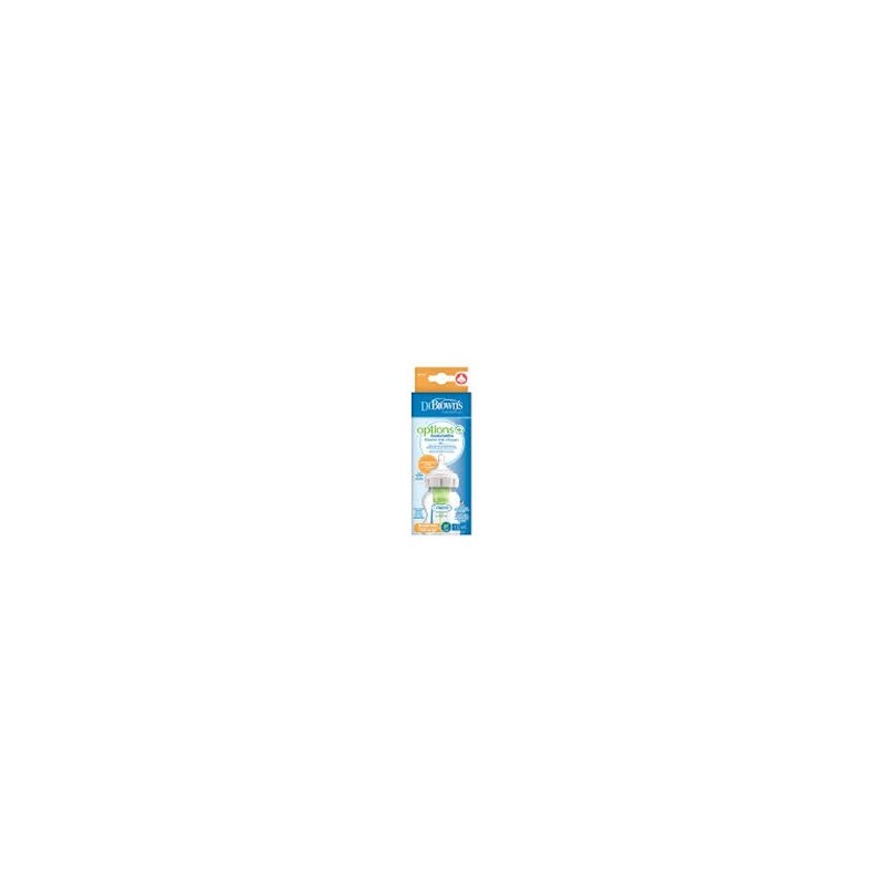 DRBROWN BIB OPTION+ANTI-COLIC+bouteille lapin des bois150ml