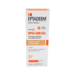 EPTA SUN SPF50+FLUIDE TEINE LIGHT 50ML