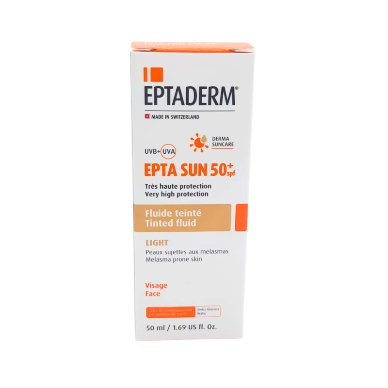 EPTA SUN SPF50+FLUIDE TEINE LIGHT 50ML