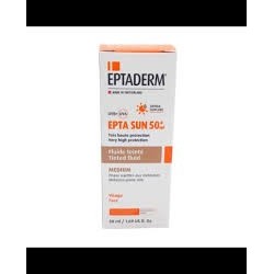 EPTA SUN SPF50+FLUIDE TEINE MEDIUM 50ML