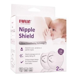 FARLIN BOUT DE SEIN  EN SILICONE 24 MM / 2PCS