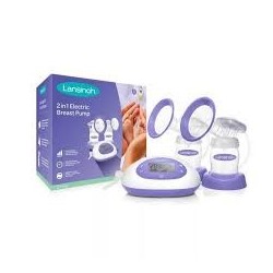 LANSINOH TIRE-LAIT ELECTRIQUE DOUBLE 2-EN-1