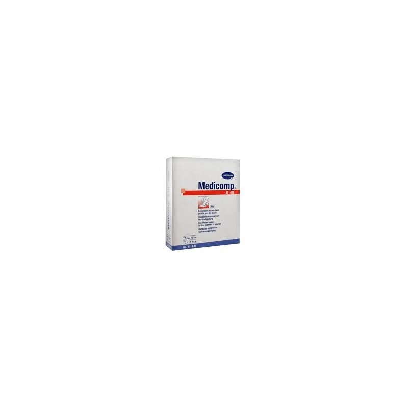HRTM MEDICOMP S40 COMPRESSE NONTISSÉ NON STÉRILES 7,5*7,5CM