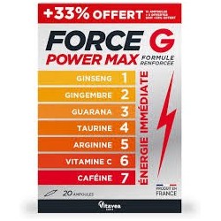 FORCE G POWER MAX 10AMPOULES