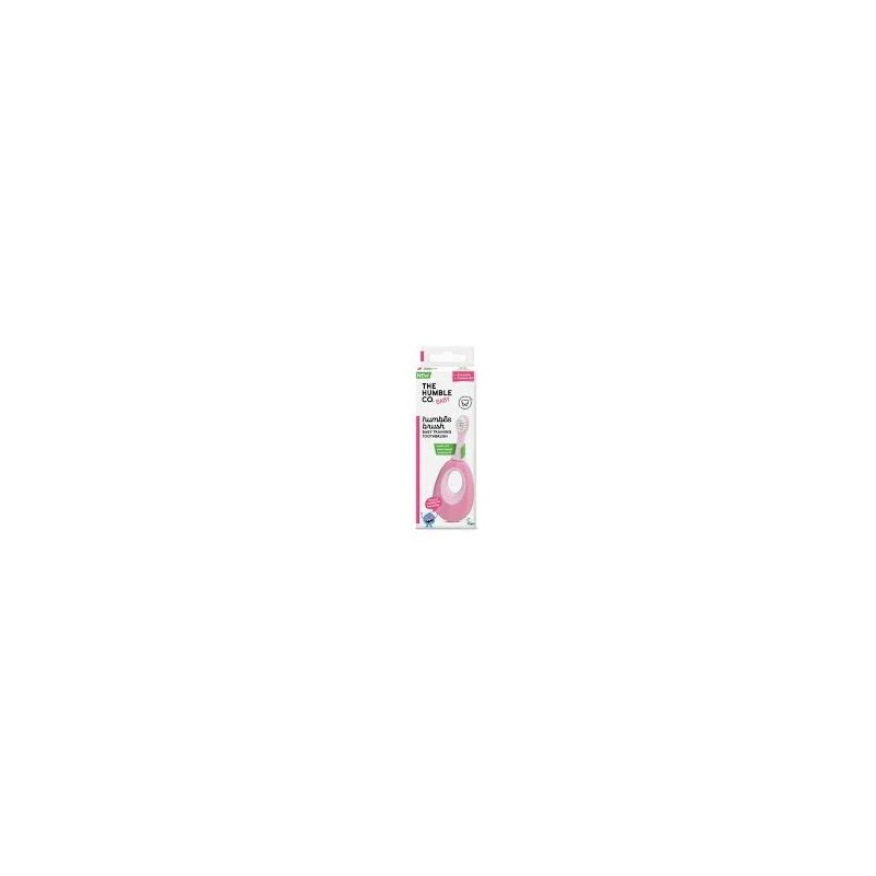 HUMBLE BROSSE A DENTS ROSE POUR BEBES A BASE DE PLANTES