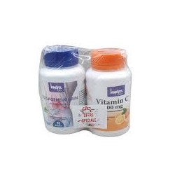 PACK HYDRA PLUS COLLAGENE MARIN 90gelues+VITAMIN C 36gelules