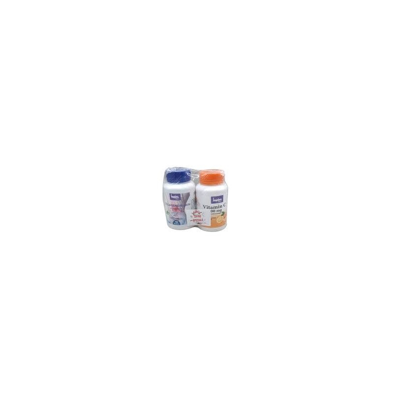 PACK HYDRA PLUS COLLAGENE MARIN 90gelues+VITAMIN C 36gelules