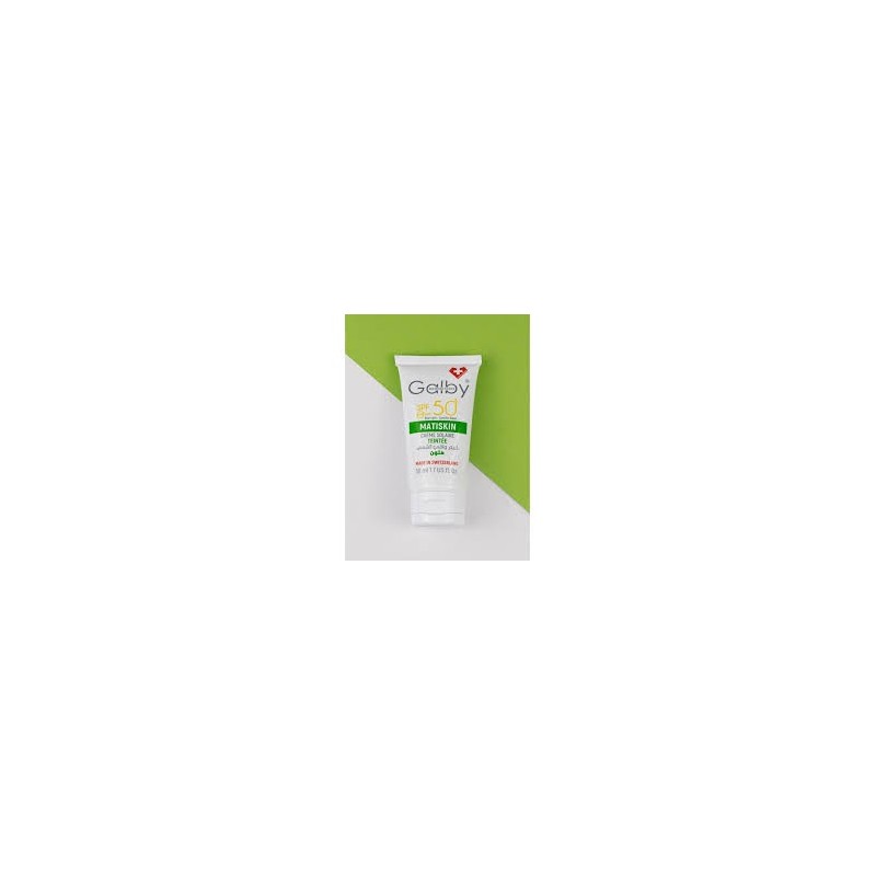 GALBY MATISKIN SPF50 CREME SOLAIRE TEINTEE 50ML