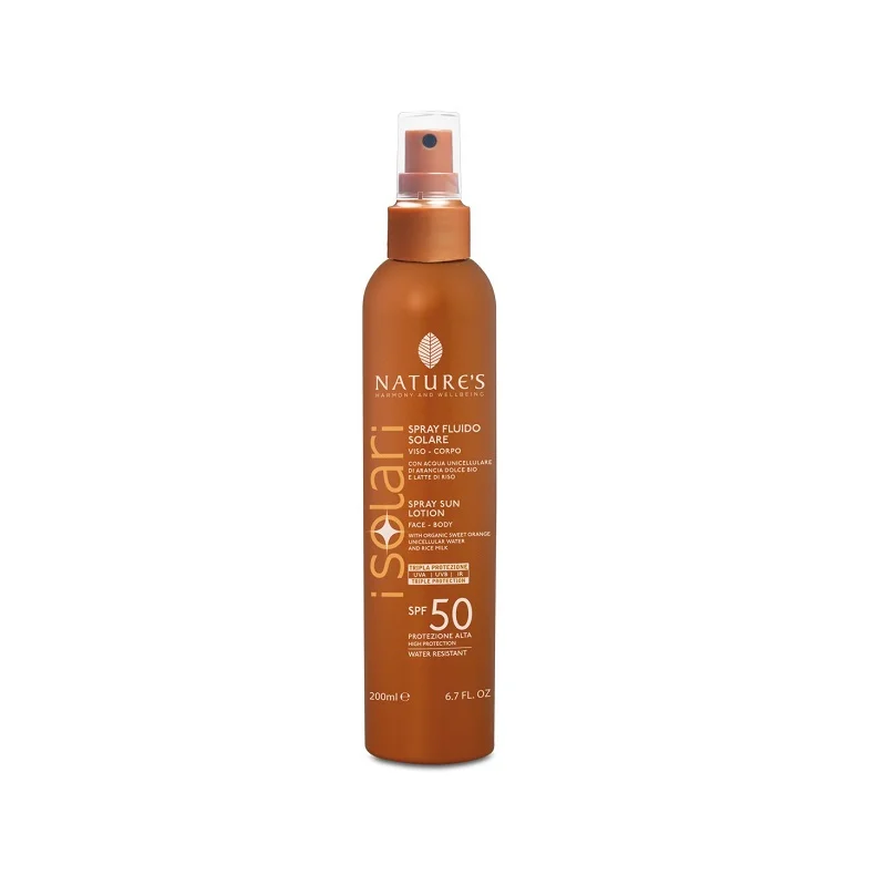 ISOLARI Spray Fluide Solaire Visage et Corps SPF50 200ml