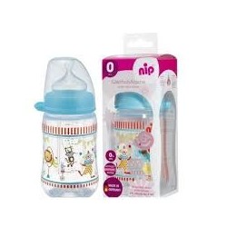 NIP Biberon Cou Large 260 ml Fille BPA 0%