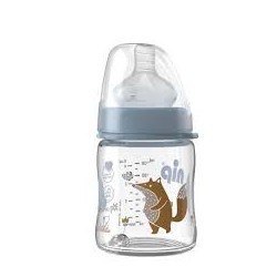 NIP Biberon PP Cou Large 150 ml Garçon BPA 0%