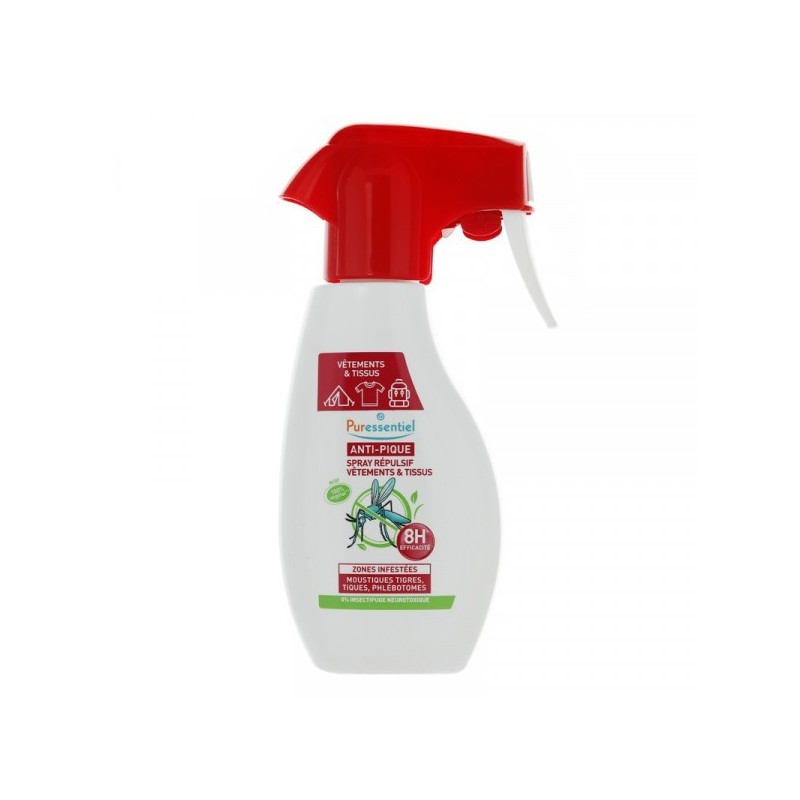 PURESSENTIEL ANTI PIQUE SPRAY REPULSIF VETEMENTS & TISSUS 150 ML