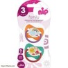 NIP Sucette Family Silicone T2 5-18m 2 Unite BPA 0%