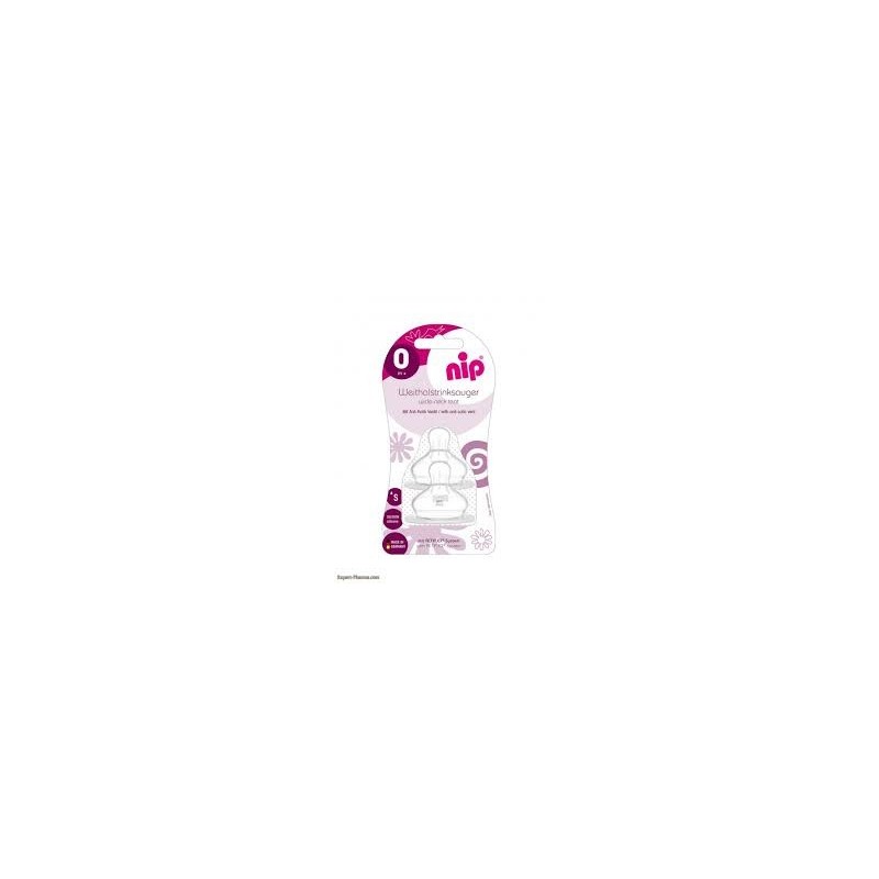 NIP Titéne Col large Silicone 0M + 2 Unite