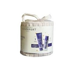 NOVEXPERT DOUBLE SERUM BOSSTER 30ML+ BAUME SOIN DEMAQUILLANT+POCHON