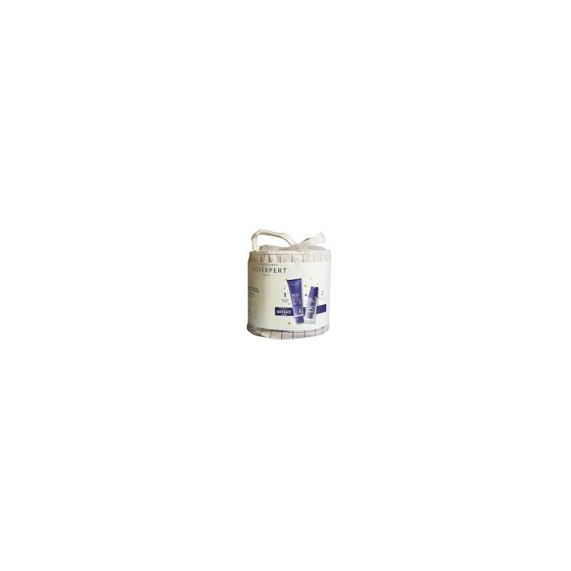 NOVEXPERT DOUBLE SERUM BOSSTER 30ML+ BAUME SOIN DEMAQUILLANT+POCHON
