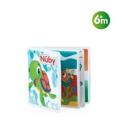NUBY  JOUETS  DE BAIN 25-ID4755 LIVRE DE BAIN POUR BÉBÉ +6 MOIS